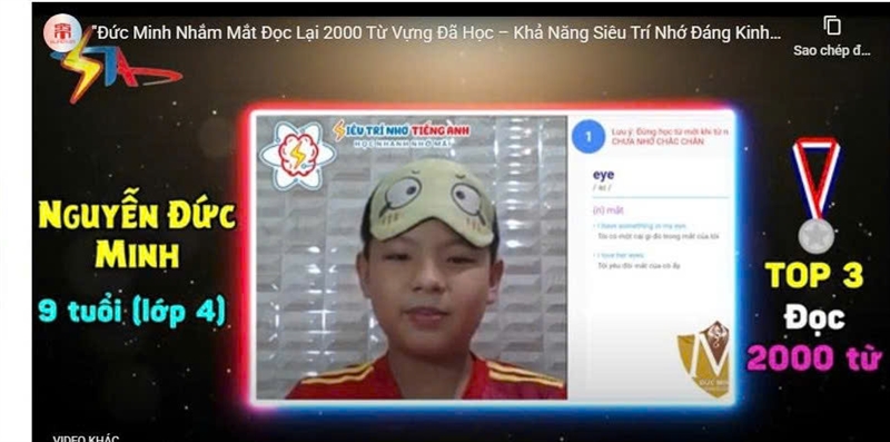 SIÊU TRÍ NHỚ – CHÌA KHÓA MỞ CÁNH CỬA TIẾNG ANH CHO THẾ HỆ TOÀN CẦU