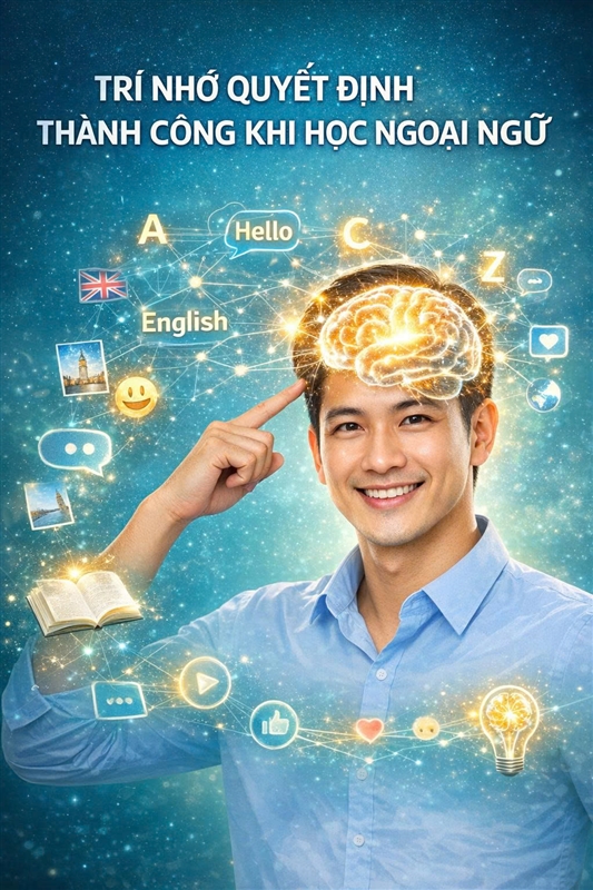 TẠI SAO TRÍ NHỚ QUYẾT ĐỊNH 80% THÀNH CÔNG KHI HỌC NGOẠI NGỮ?