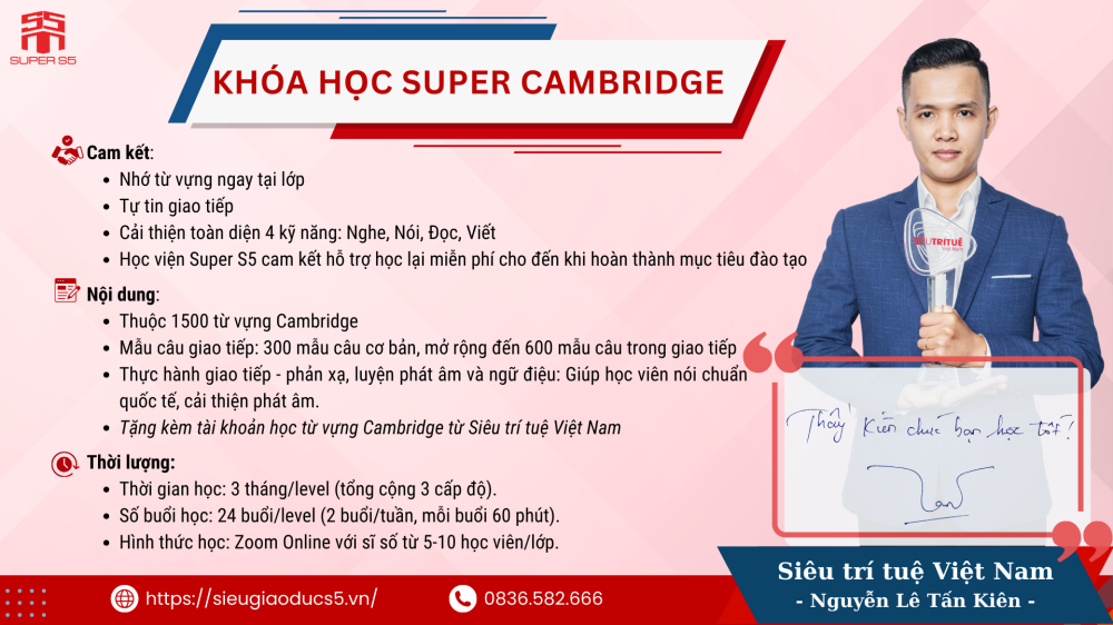 Khóa học Cambridge