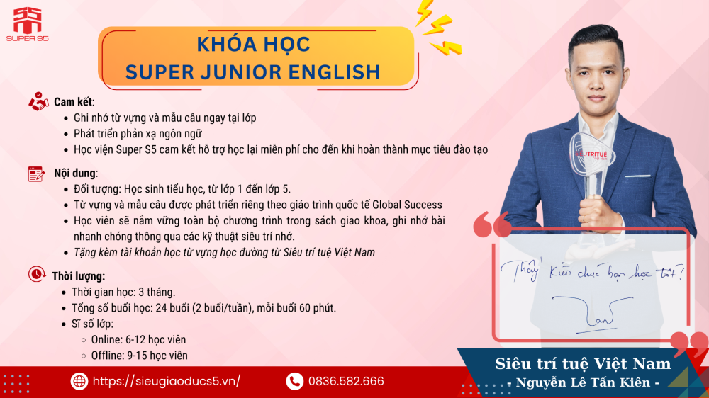 Khóa Super Junior Enghlish