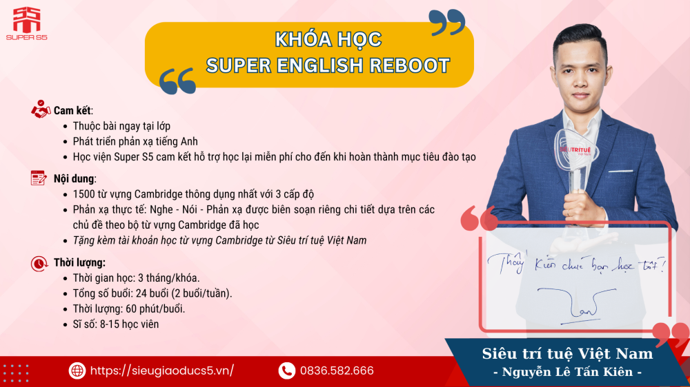 Khóa Super English Reboot