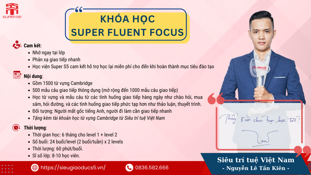 Khóa học Super Fluent Focus
