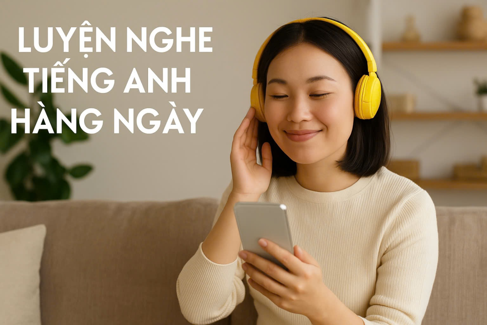 Luyện nghe tiếng Anh mỗi ngày để tăng phản xạ giao tiếp