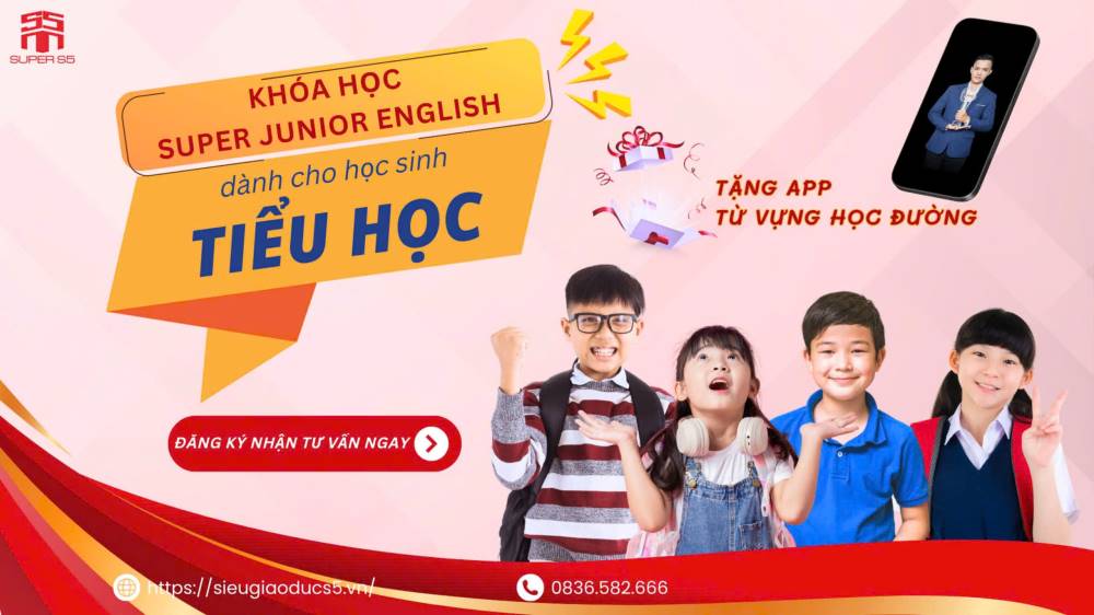 KHÓA HỌC SUPER JUNIOR ENGLISH
