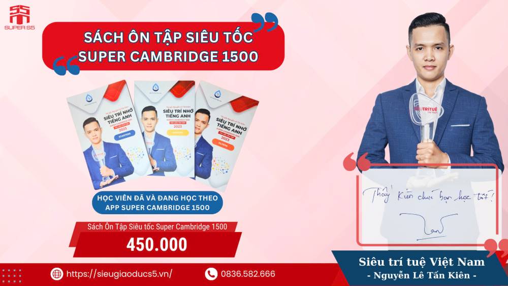 Giá sách ôn tập siêu tốc