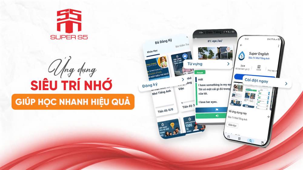 Ứng dụng siêu trí nhớ giúp học nhanh nhớ lâu hiệu quả